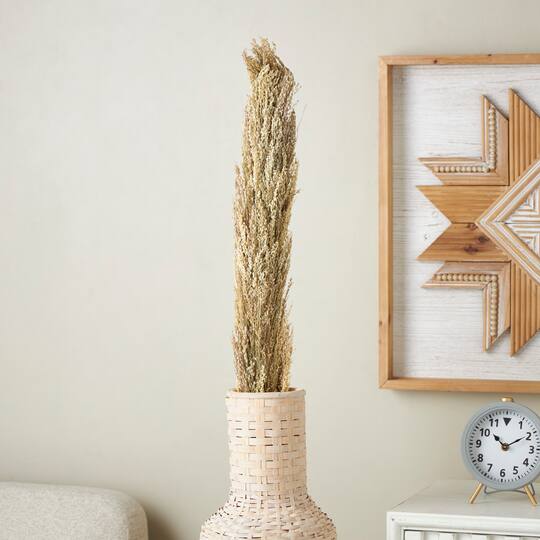 Brown Dried Mixed Foliage Bundle Stem